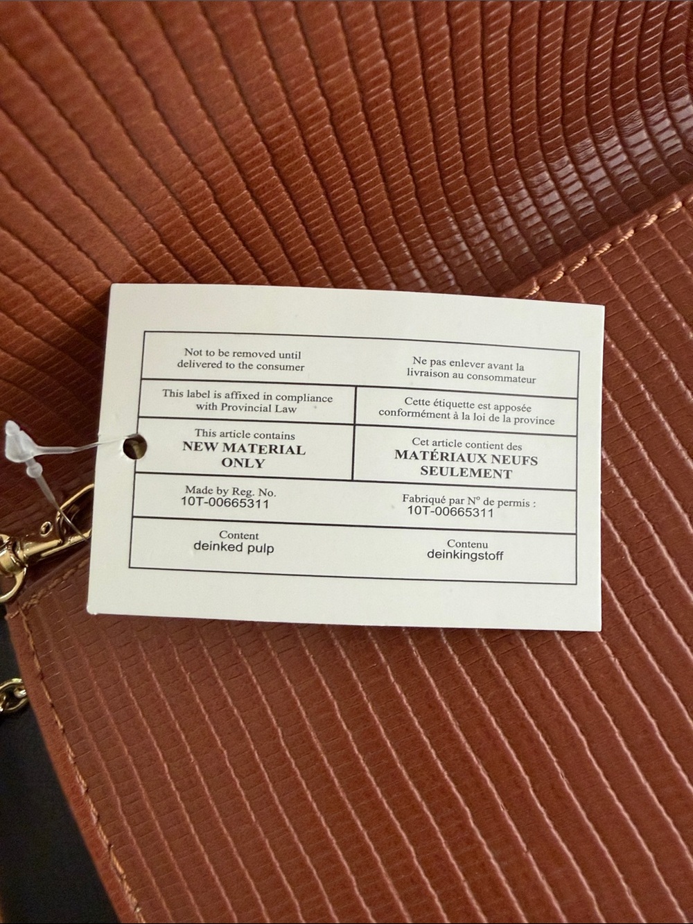 Urban Expressions Structured Envelope Crossbody Bag/Clutch Cognac w/Gold Chain - Picture 4 of 9